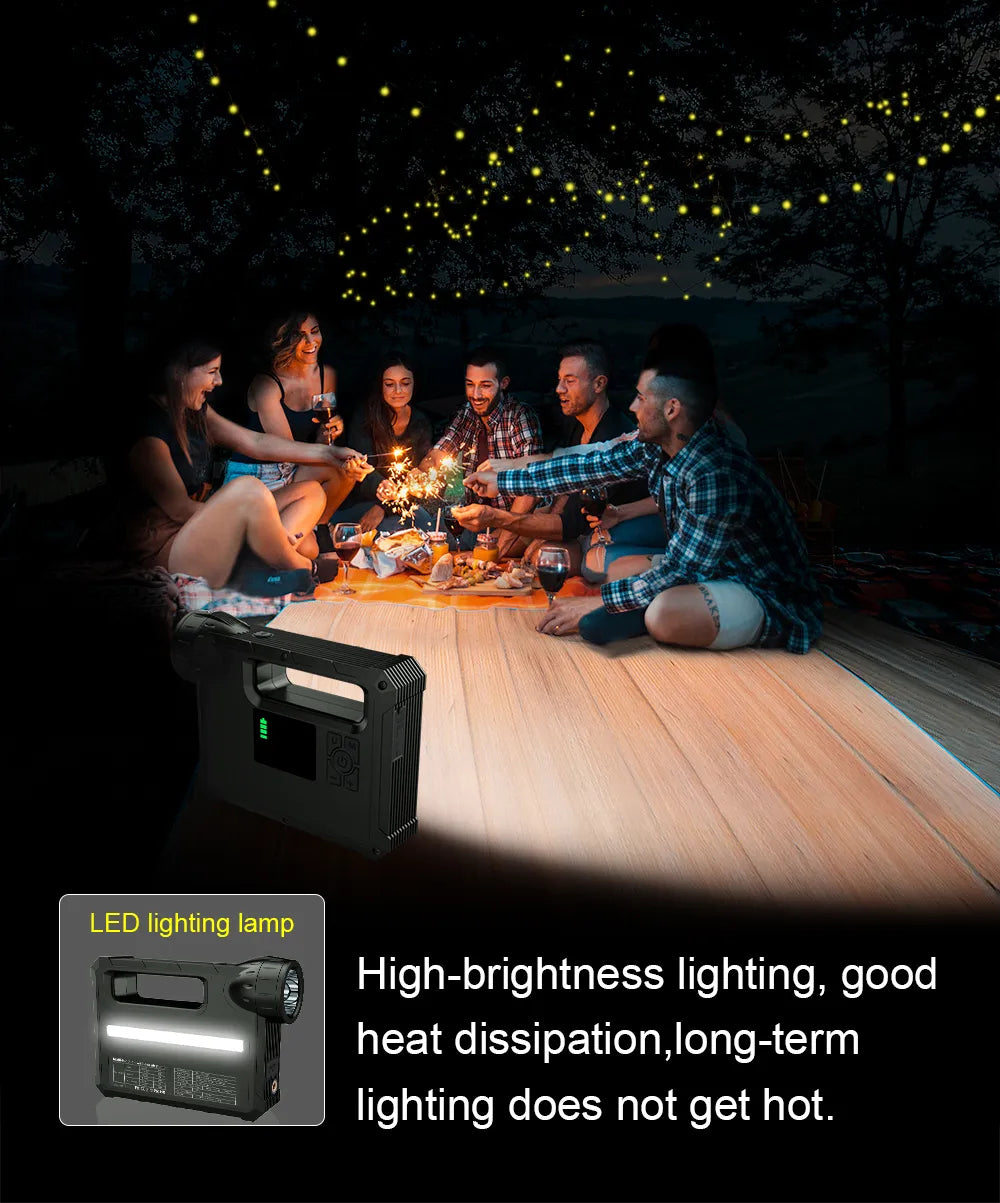 MultiFunction Jump Starter (5 in 1) 1: Car Jump Start 2: Air Pump 3: Super Bright Flash Light 4: Night Light 5: Power Back for Phone and Laptops